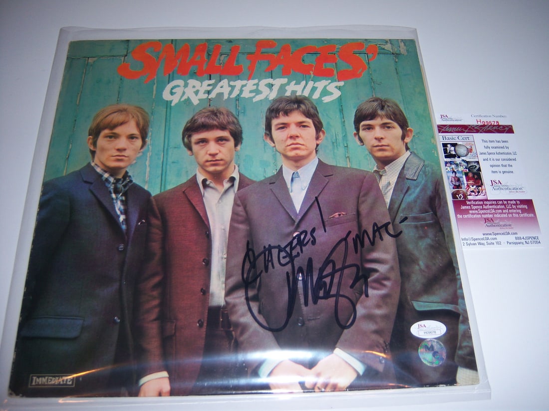 Signed Small Faces Greatest Hits LP Album with JSA COA by Ian McLagan (1 of 1)