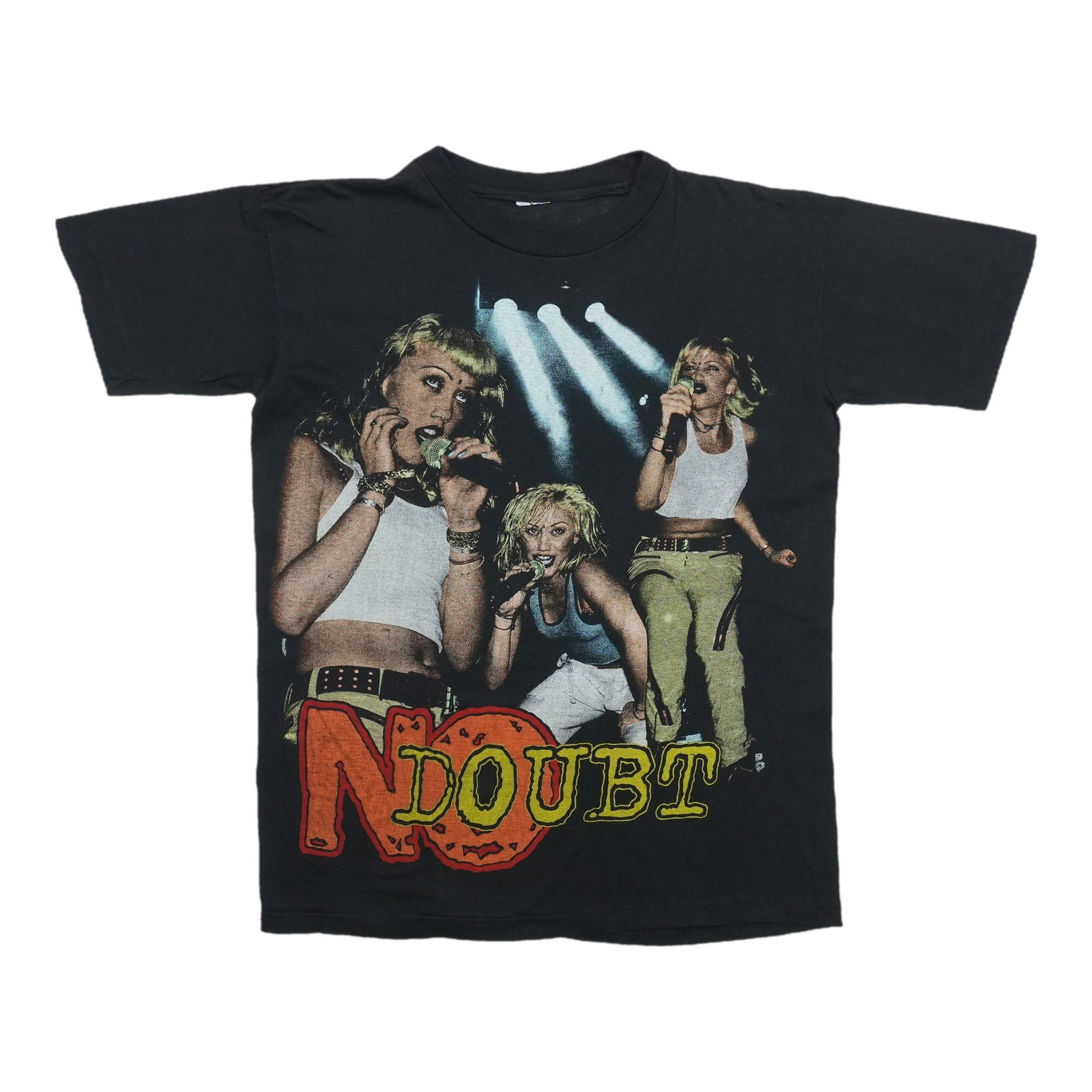Vintage 1990s No Doubt Black Cotton Shirt: Vintage 1990s No Doubt Black Cotton Shirt This is an original vintage No Doubt shirt from the 1990s, not a modern reproduction. Made from 100% cotton, the shirt comes in black and is in good condition
