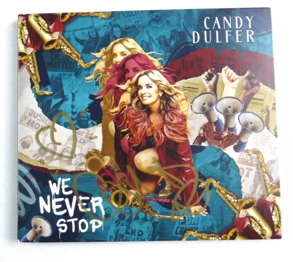 Candy Dulfer Autographed CD Cover Beckett Certified Original (1 of 3)