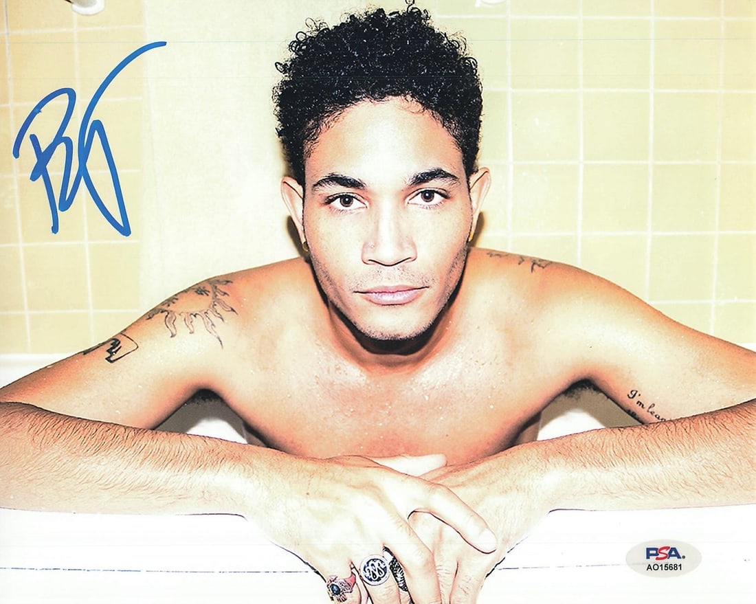 Bryce Vine Autographed 8x10 Photo PSA/DNA Certified Rapper Memorabilia: Bryce Vine Autographed 8x10 Photo PSA/DNA Certified Rapper Memorabilia This is an original 8x10 photograph of Bryce Vine, professionally printed and autographed by the artist himself. The signature ha