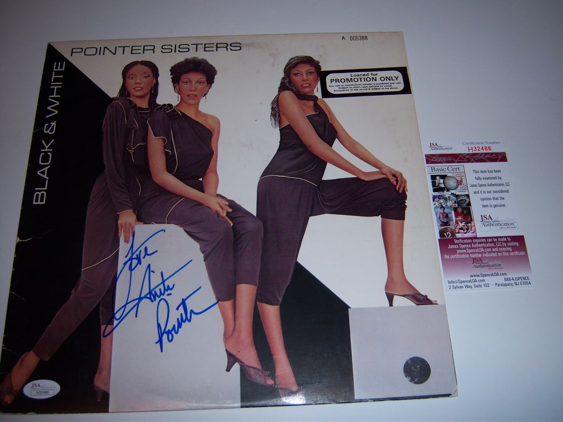 Signed Anita Pointer Pointer Sisters Album with JSA COA Authentication (1 of 1)