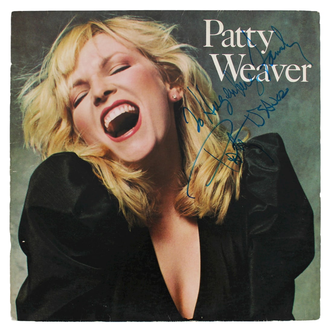 Patty Weaver Signed Album Cover To Hugenburg Family Authentic BAS #BG90649: Patty Weaver Signed Album Cover To Hugenburg Family Authentic BAS #BG90649 This is an authentic autographed album cover personally signed by Patty Weaver, featuring the inscription "To Hugenburg Famil