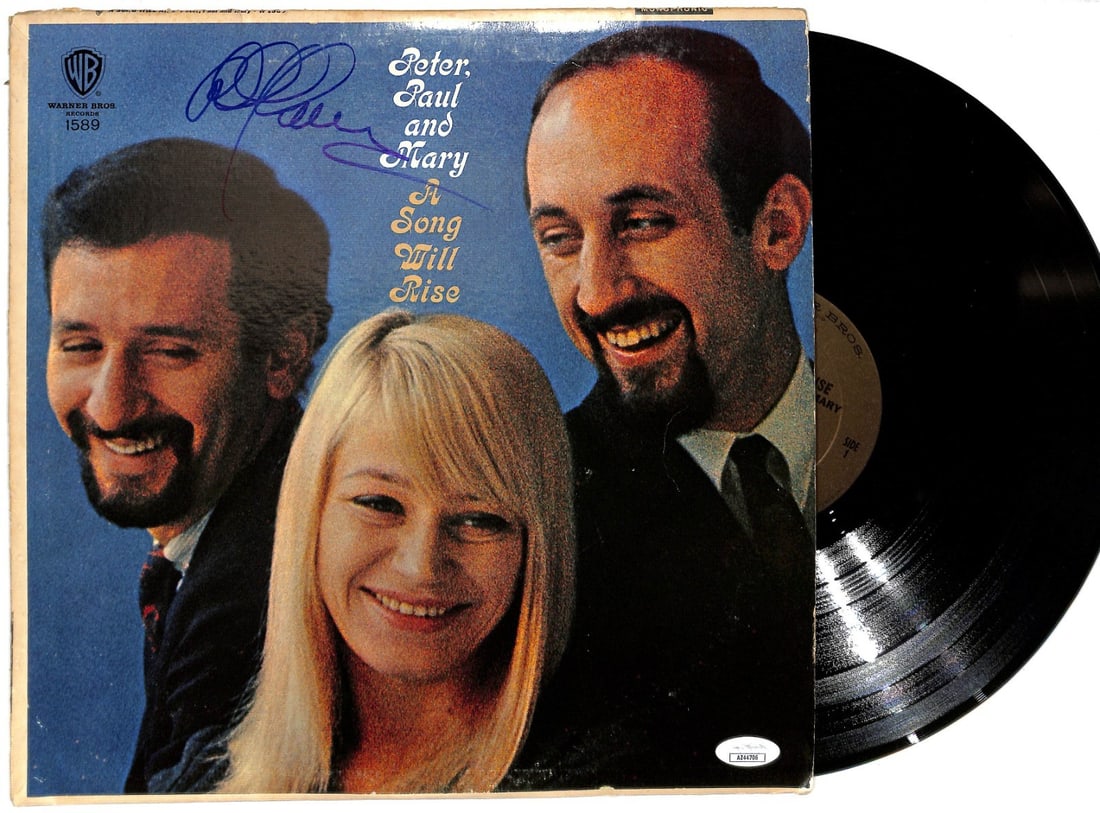 A Song Will Rise Album Autographed by Peter Yarrow JSA Authenticated (1 of 4)