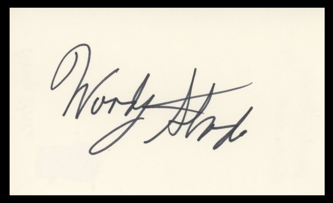 Woody Strode Signed 3x5 Index Card Beckett Authenticated Spartacus Autograph: Woody Strode Signed 3x5 Index Card Beckett Authenticated Spartacus Autograph This 3x5 index card features the authentic signature of Woody Strode from Spartacus. The autograph is verified by Beckett A
