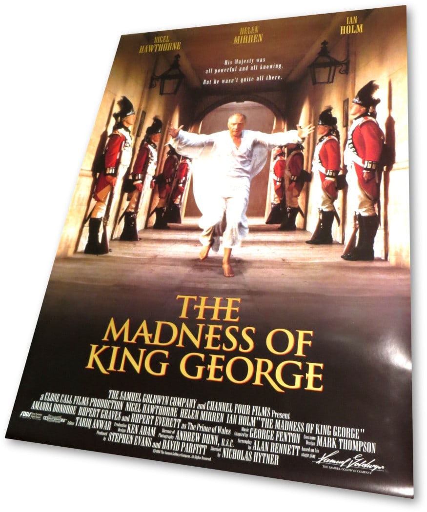 The Madness of King George Original 27x40 Movie Poster Authenticated (1 of 1)
