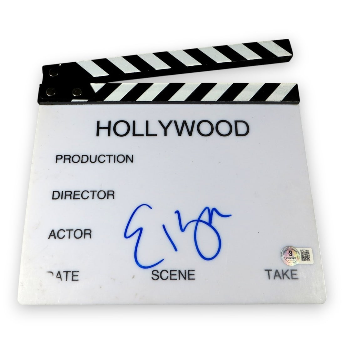 Eiza Gonzalez Signed Baby Driver Movie Clapper Beckett Authenticated: Eiza Gonzalez Signed Baby Driver Movie Clapper Beckett Authenticated This authentic movie clapper is signed by Eiza Gonzalez, known for her role in the film 'Baby Driver'. The autograph has been authe