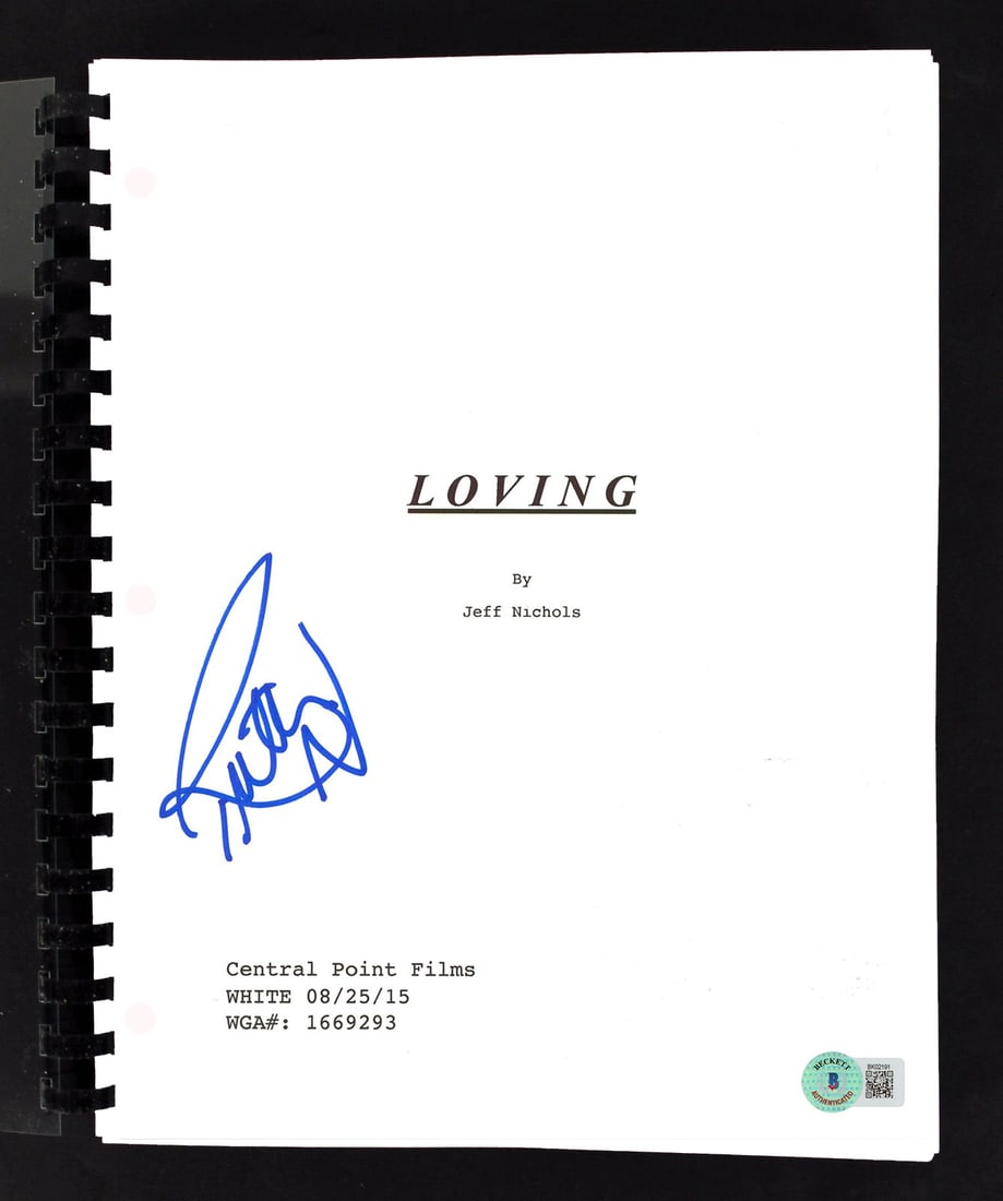 Ruth Negga Loving script Beckett authenticated signed movie replica (1 of 3)