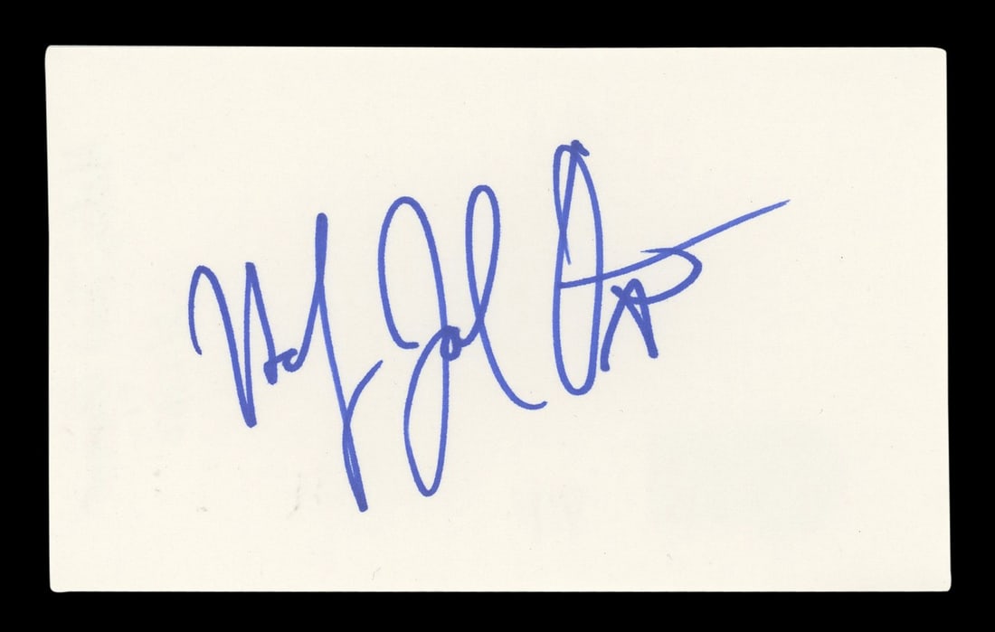 Beckett authenticated Haley Joel Osment signed 3x5 index card The Sixth Sense (1 of 5)