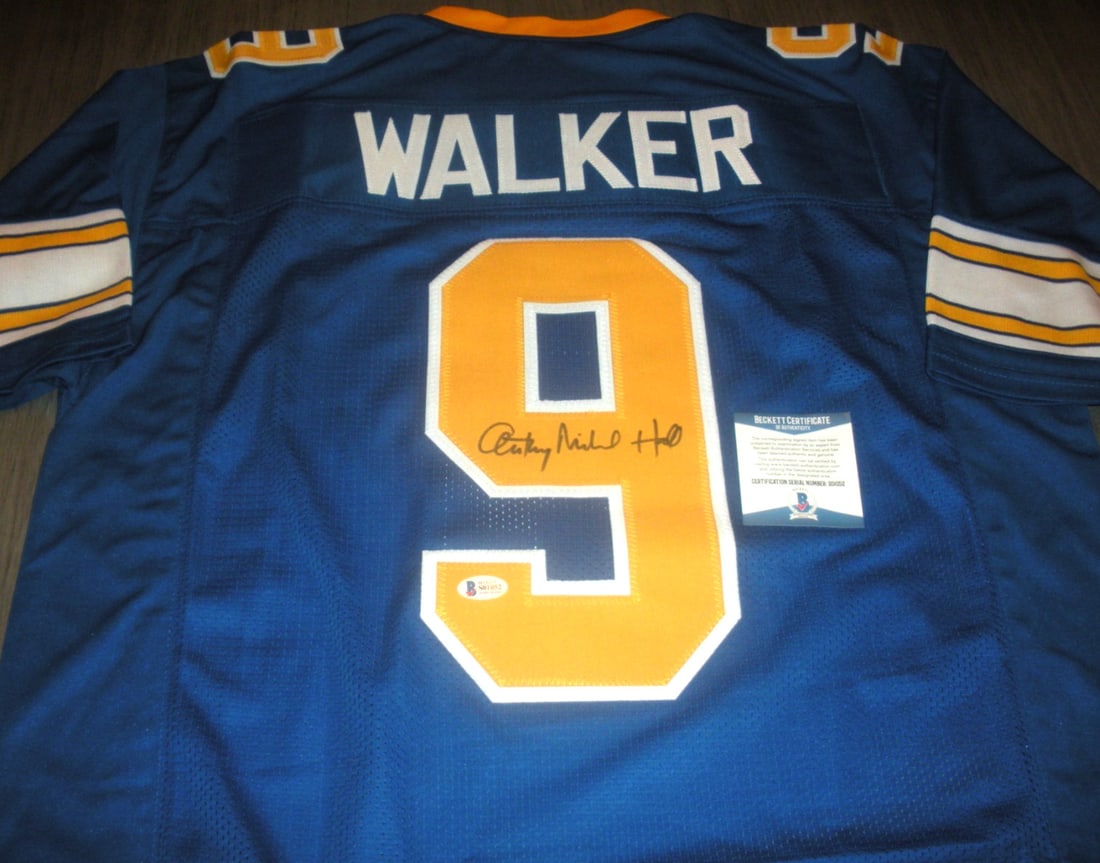 Signed Johnny Walker Jersey Anthony Michael Hall Beckett COA (1 of 2)