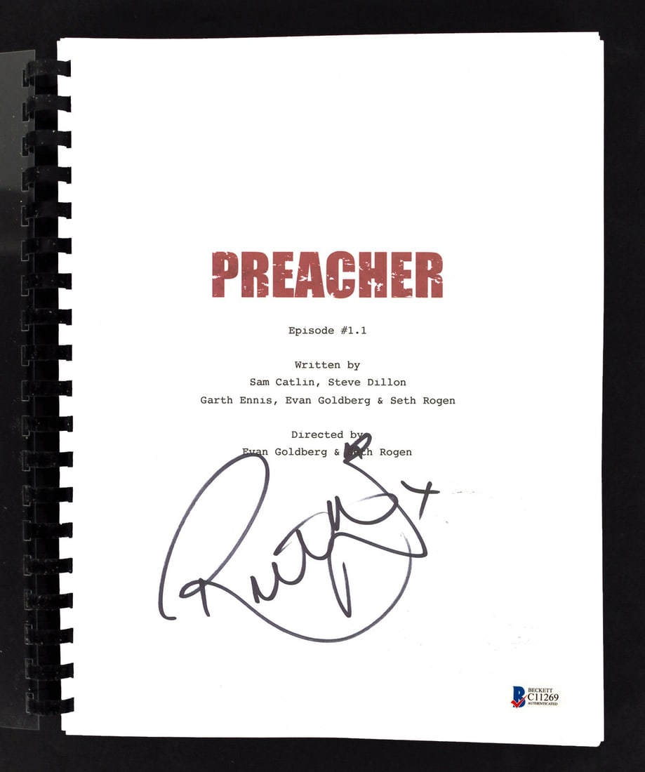 Ruth Negga Signed Preacher Episode 1.1 Script with Beckett COA (1 of 3)