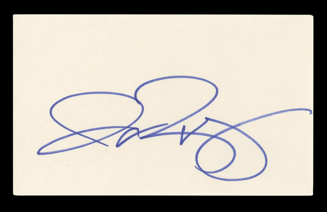 Ian Ziering Signed 3x5 Index Card Beverly Hills 90210 Beckett Authenticated (1 of 5)