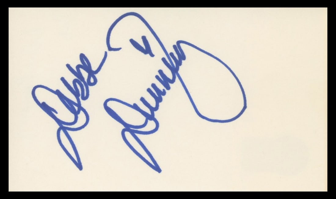 Debbe Dunning Signed 3x5 Index Card Beckett Authenticated Home Improvement (1 of 2)