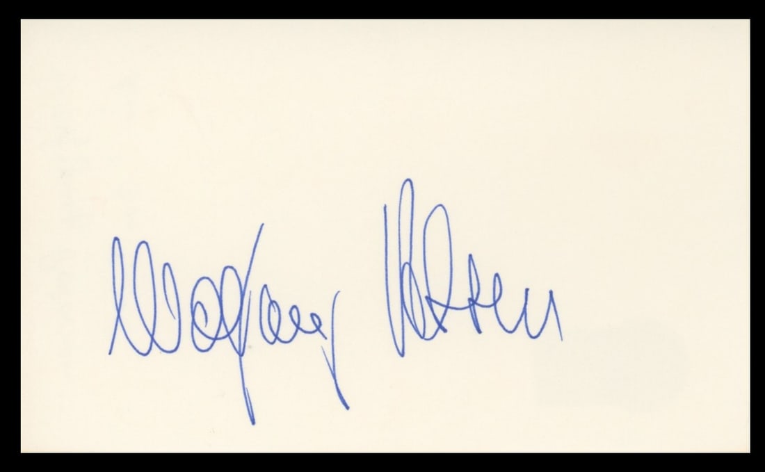 Wolfgang Petersen Autographed 3x5 Index Card Beckett Authenticated Das Boot (1 of 2)