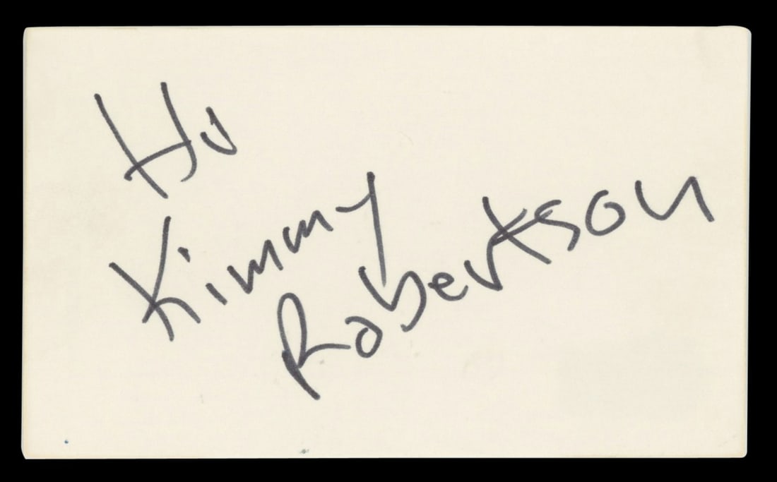 Kimmy Robertson Signed Twin Peaks 3x5 Index Card BAS Authenticated (1 of 2)