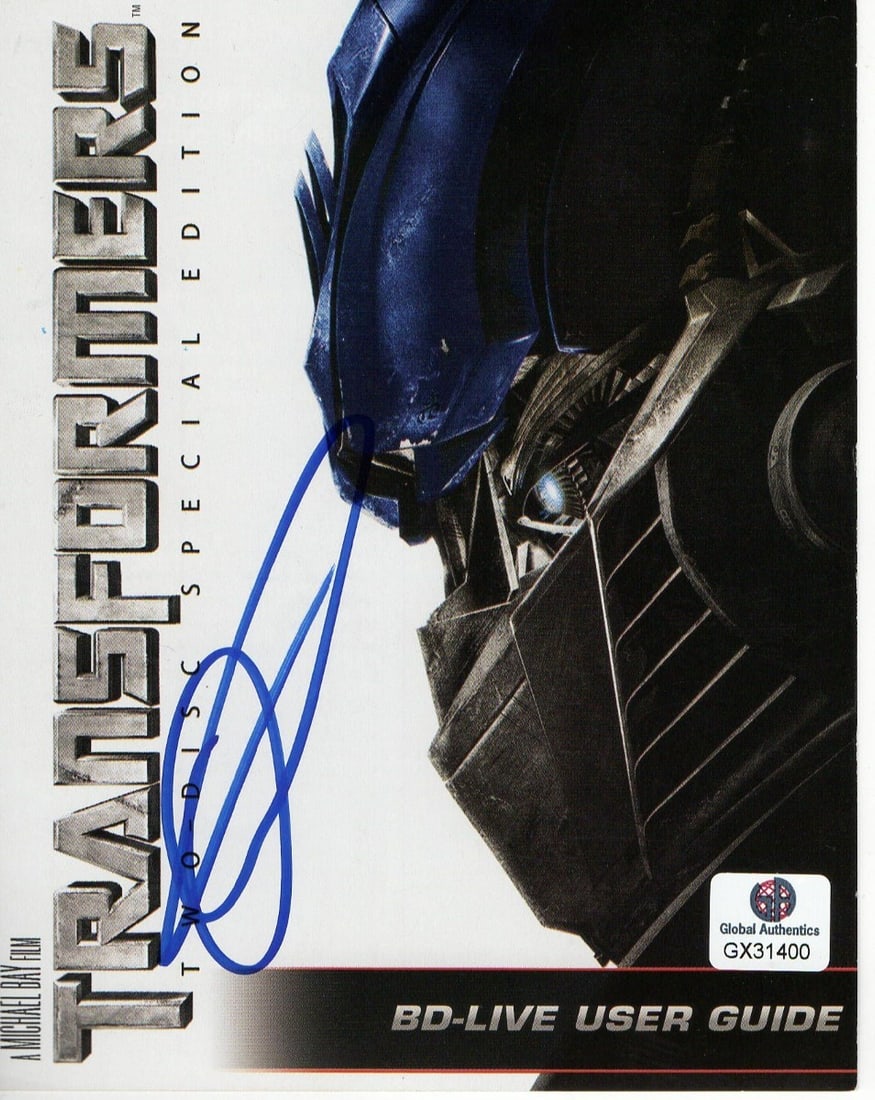 Omar Benson Signed Transformers DVD Cover JSA Authenticated: Omar Benson Signed Transformers DVD Cover JSA Authenticated This is an original DVD cover insert autographed by Omar Benson, known for his role in Transformers. The signature has been authenticated by