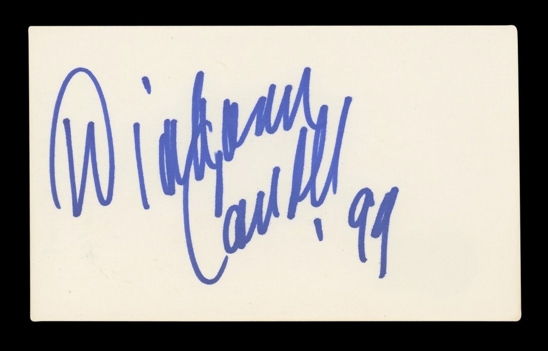 Diahann Carroll Signed 3x5 Index Card Julia Beckett Authenticated 1999: Diahann Carroll Signed 3x5 Index Card Julia Beckett Authenticated 1999 This authentic signed 3x5 index card features the signature of Diahann Carroll, known for her role in the television series "Juli