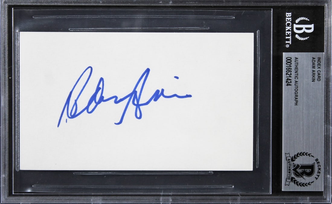 Adam Arkin Chicago Hope Signed 3x5 Index Card Authenticated Beckett: Adam Arkin Chicago Hope Signed 3x5 Index Card Authenticated Beckett This authentic 3x5 index card is personally signed by Adam Arkin, renowned for his role in the series Chicago Hope. Each autograph i