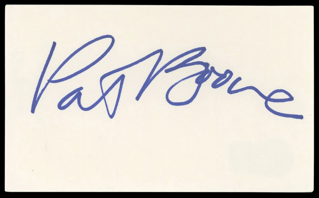 Pat Boone Signed 3x5 Card Beckett Authenticated Superman Returns Autograph (1 of 2)