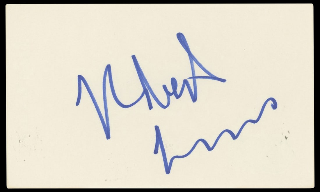 Robert Townsend Signed 3x5 Index Card The Mighty Quinn BAS Authentic: Robert Townsend Signed 3x5 Index Card The Mighty Quinn BAS Authentic This is an authentic signed 3x5 index card by Robert Townsend, known for his role in The Mighty Quinn. The signature has been verif