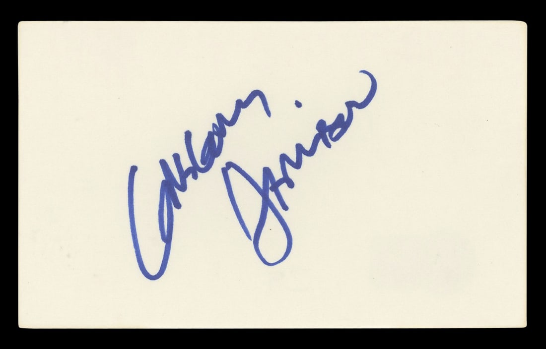 Gregory Harrison Signed 3x5 Index Card Beckett Authenticated Trapper John M.D. (1 of 5)