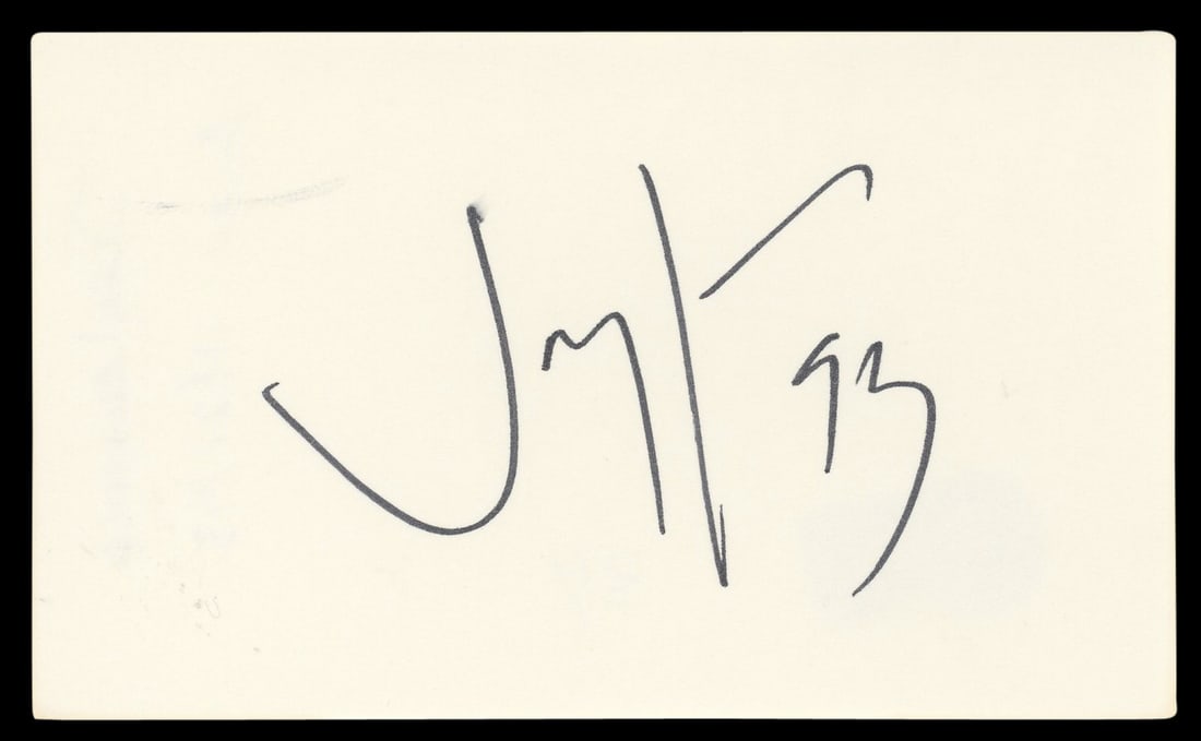 Joey Lawrence Signed 3x5 Index Card Melissa & Joey Beckett Authenticated (1 of 5)