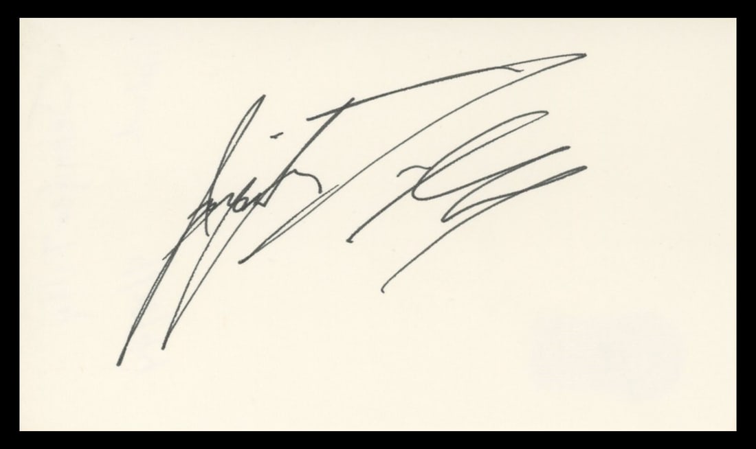 Jennifer Tilly Signed 3x5 Index Card Beckett Authenticated Bride of Chucky (1 of 2)