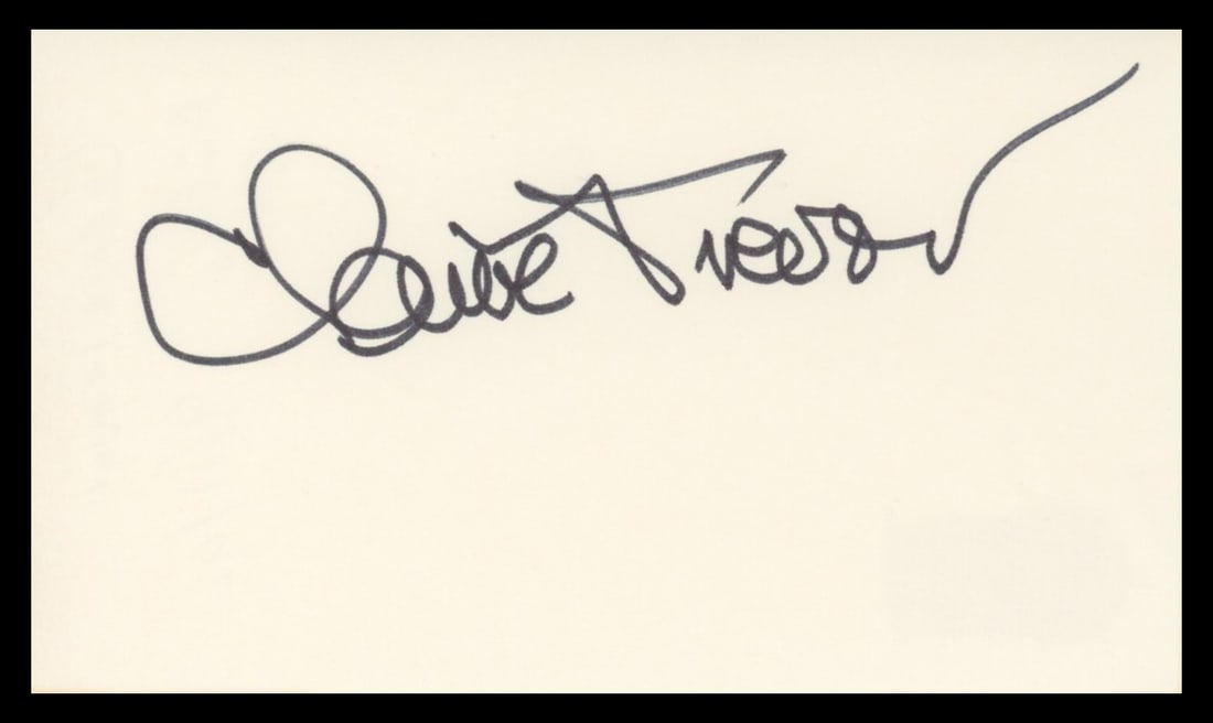 Claire Trevor Signed 3x5 Index Card BAS Authenticated Key Largo Autograph (1 of 2)