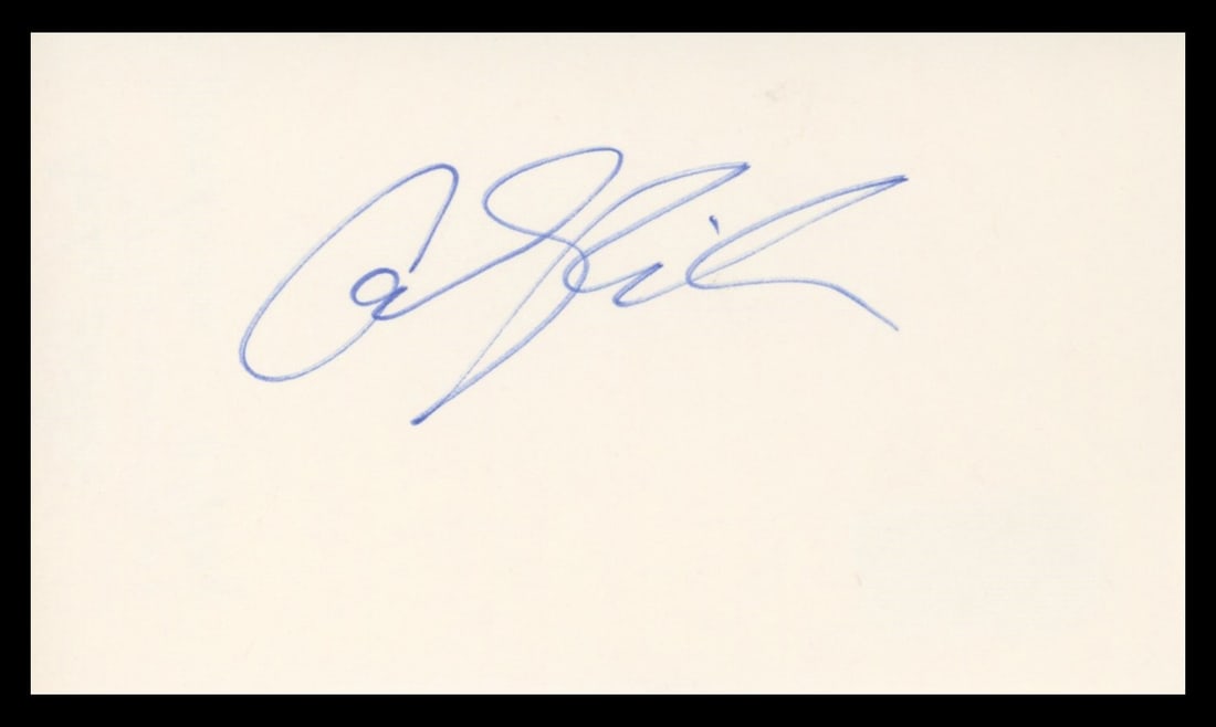Andy Richter Signed 3x5 Index Card Beckett Authenticated Conan Autograph (1 of 2)