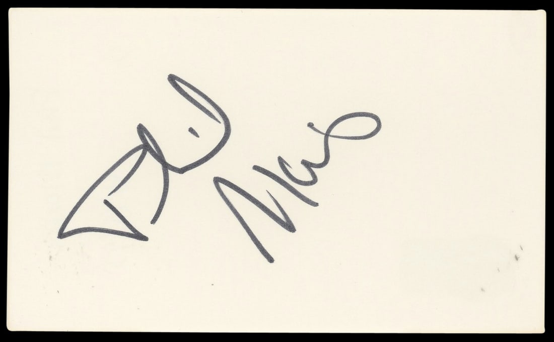 Phil Morris signed 3x5 index card with BAS authentication: Phil Morris signed 3x5 index card with BAS authentication This 3x5 index card features the authentic signature of Phil Morris from the film "Meet the Spartans." The autograph is verified by Beckett Au
