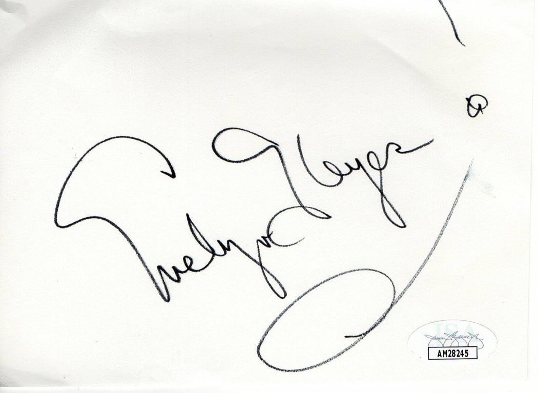 Evelyn Keyes Authentic Signed Cut Signature JSA Gone with the Wind (1 of 2)