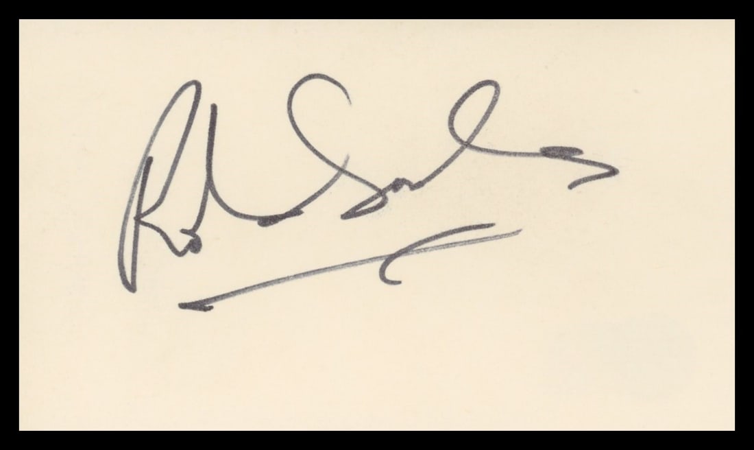 Robin Sachs Autographed 3x5 Index Card Beckett Authenticated Buffy the Vampire Slayer (1 of 2)