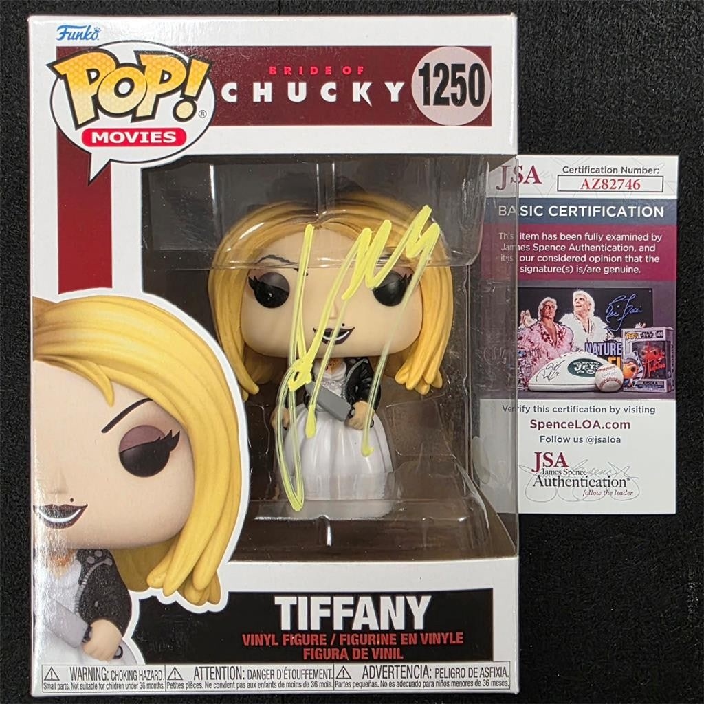Bride of Chucky Tiffany Funko Pop 1250 signed by Jennifer Tilly with JSA COA (1 of 6)