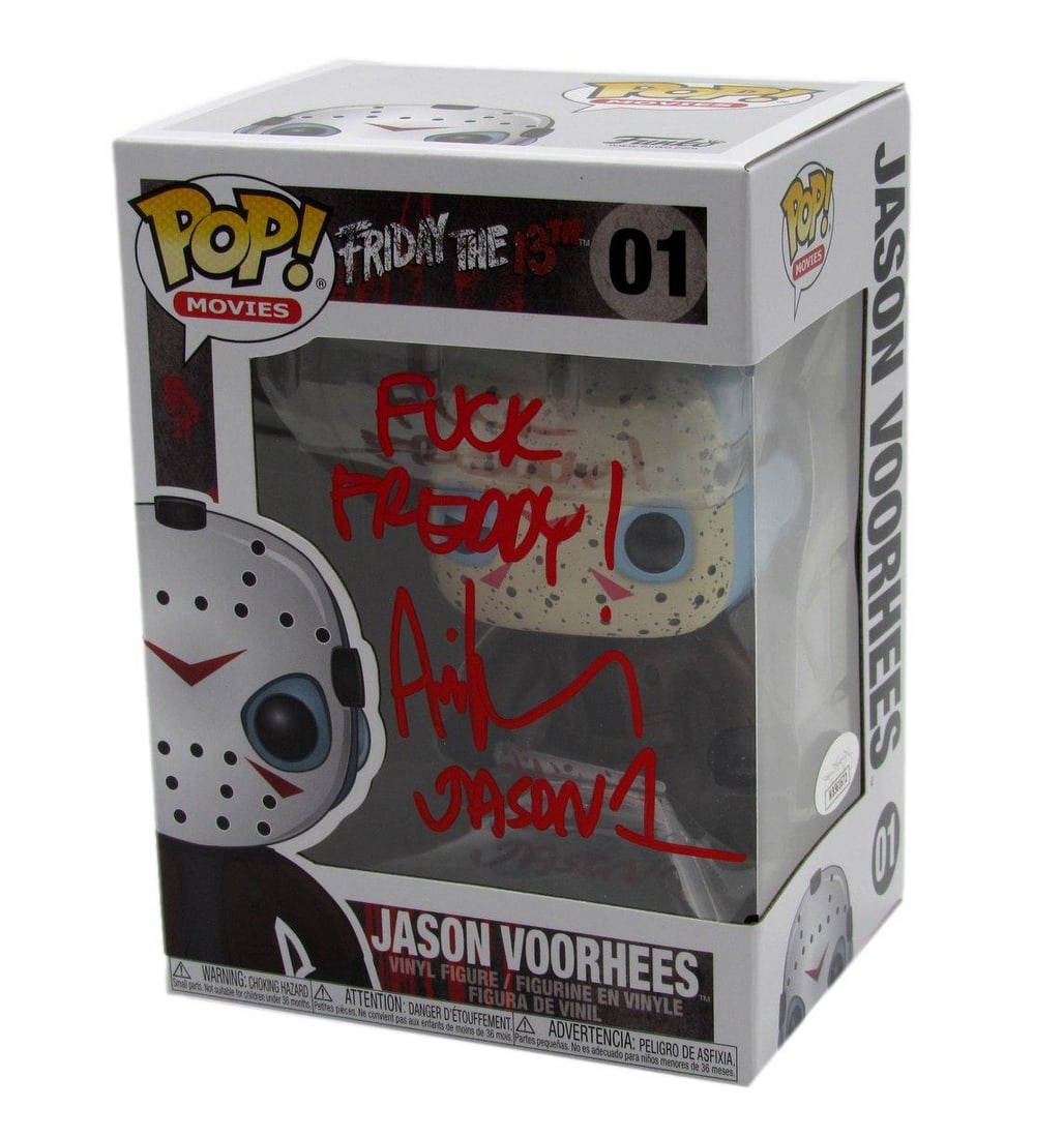 Ari Lehman Signed Funko Pop! #01 Friday the 13th JSA Authenticated (1 of 9)