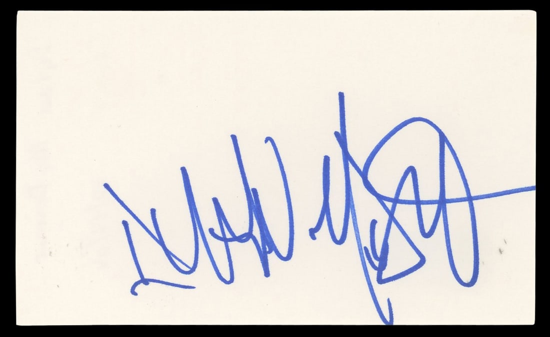 Dylan McDermott Signed 3x5 Index Card The Practice Beckett Authenticated (1 of 2)