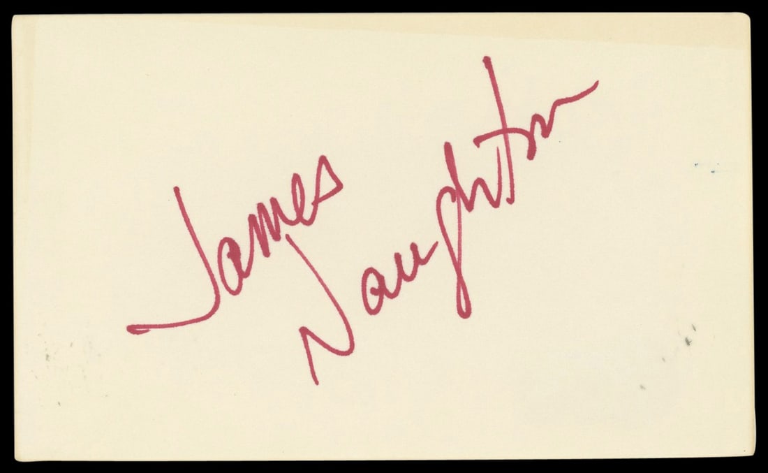 James Naughton Signed Cat's Eye Index Card BAS Certified: James Naughton Signed Cat's Eye Index Card BAS Certified This authentic 3x5 index card features the signature of James Naughton, known for his work in 'Cat's Eye.' The item has been certified for auth