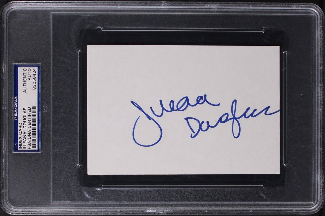 Illeana Douglas Signed 4x6 Index Card Authenticated by PSA Slabbed Goodfellas (1 of 2)