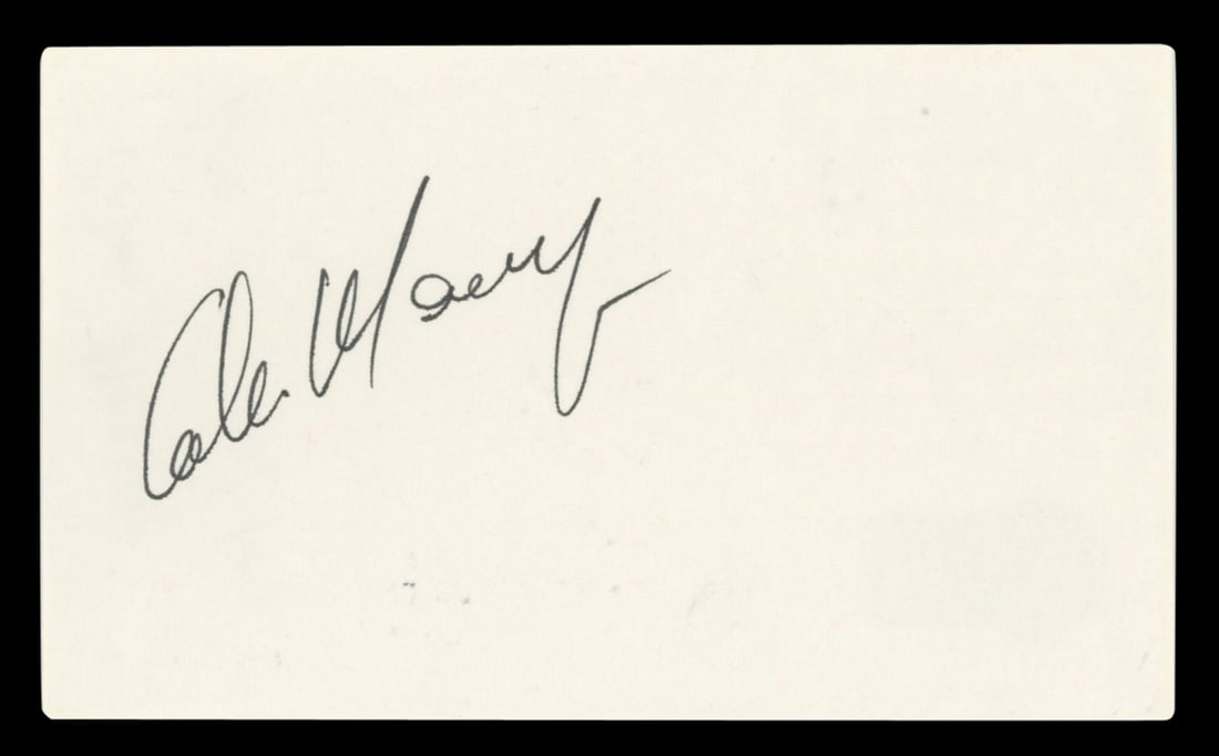 Colm Meaney Signed 3x5 Index Card How Harry Became a Tree BAS Authenticated (1 of 2)