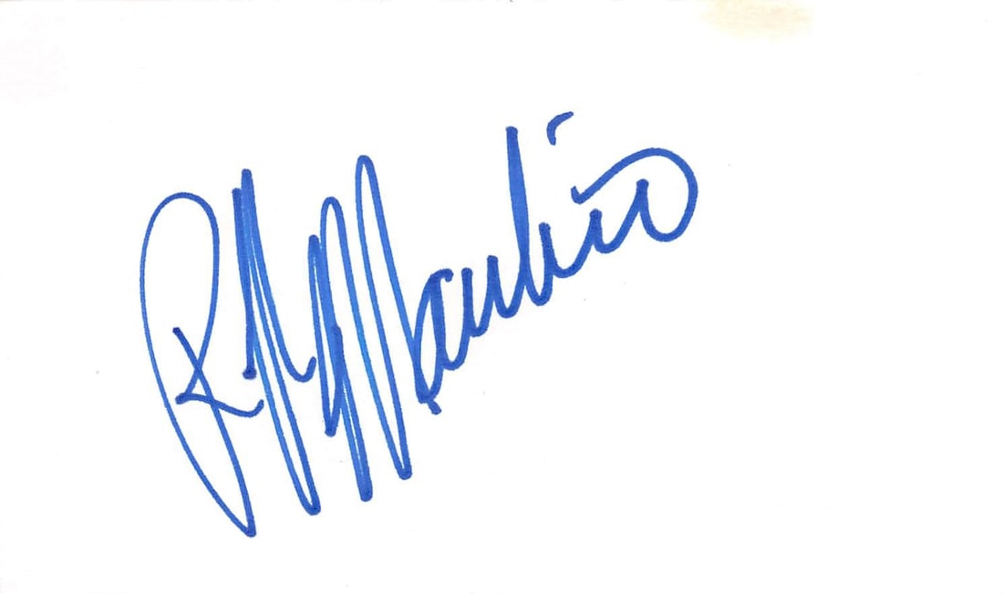 Ralph Macchio signed 3x5 index card Beckett authenticated The Karate Kid (1 of 5)