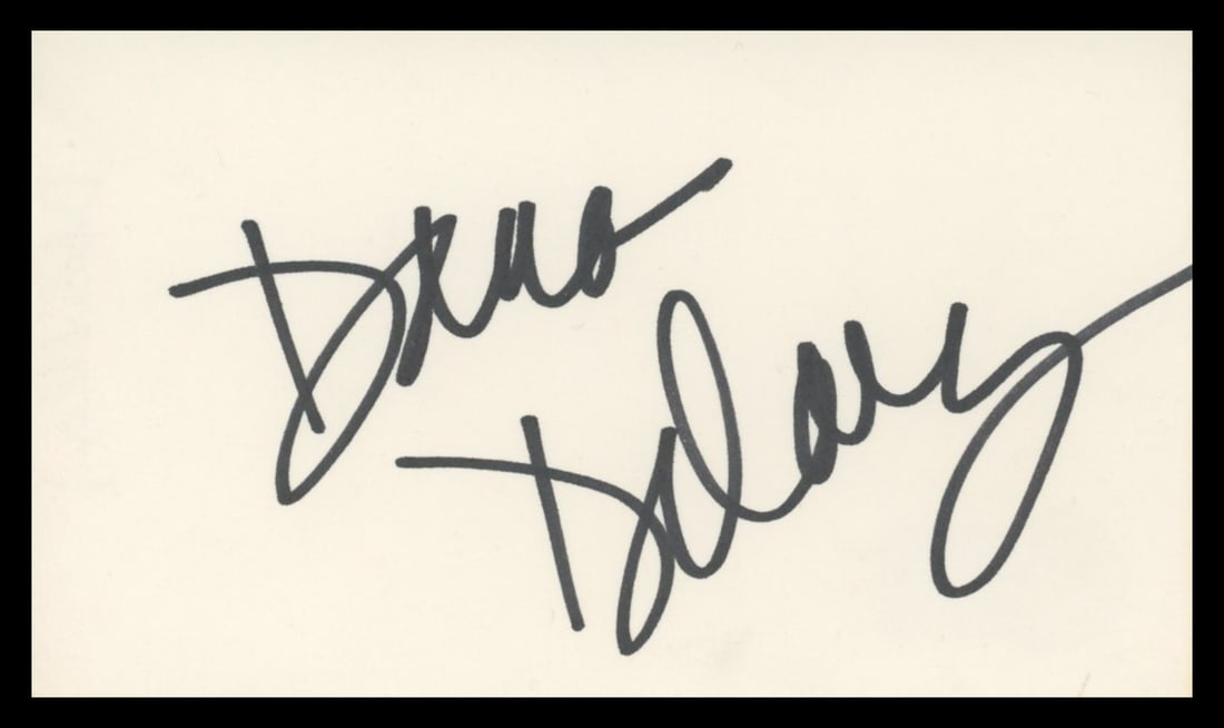 Dana Delany Signed 3x5 Index Card Beckett Authenticated Tulsa King (1 of 2)