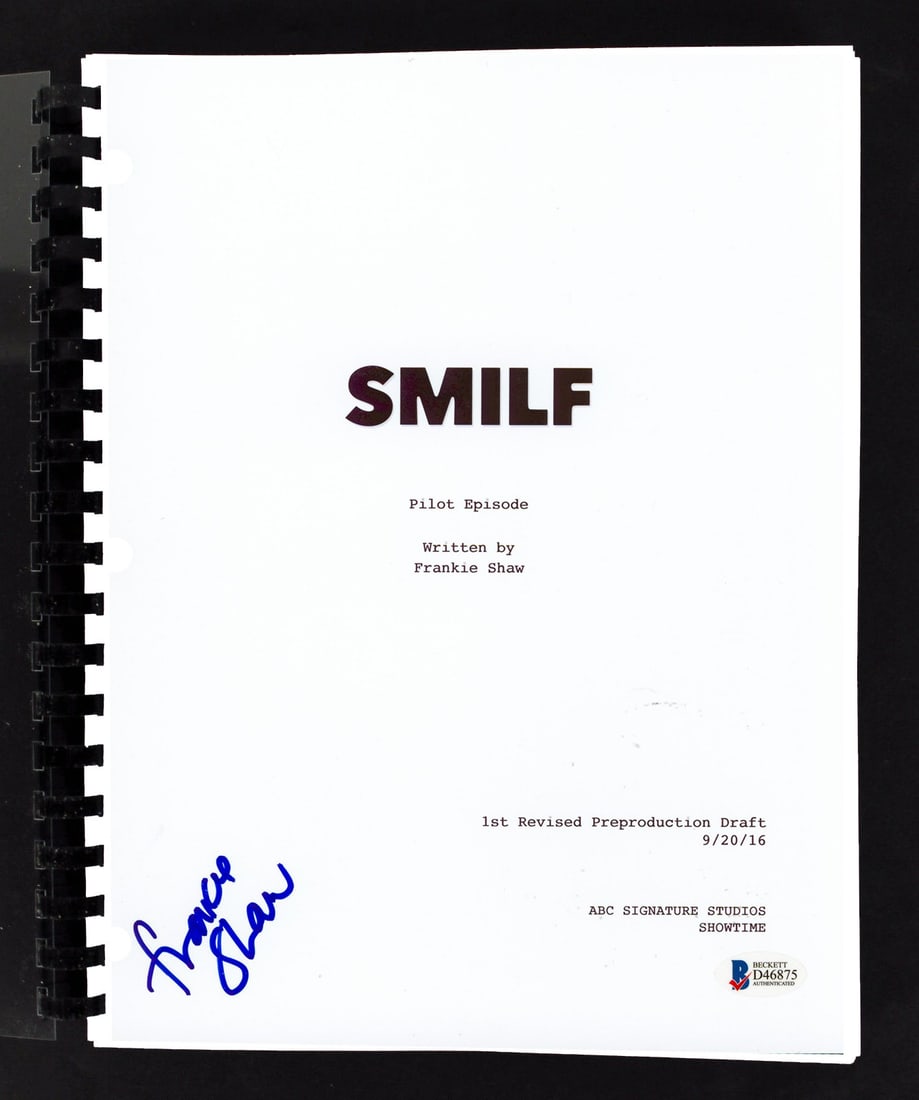 Frankie Shaw Signed SMILF Pilot Episode Script with Beckett COA (1 of 3)