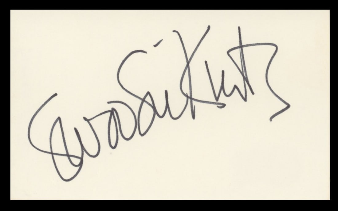 Swoosie Kurtz Signed Index Card Beckett Authenticated from Sisters (1 of 2)