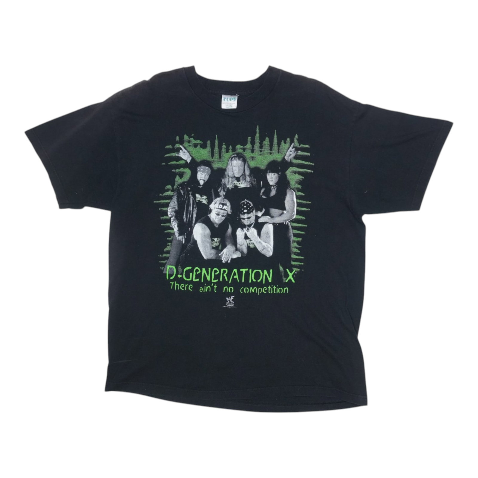 Vintage 1998 D-Generation X Black Cotton Extra Large T-Shirt: Vintage 1998 D-Generation X Black Cotton Extra Large T-Shirt This is an original vintage 1998 D-Generation X shirt, not a modern reproduction. The shirt features no back graphics and is in excellent c