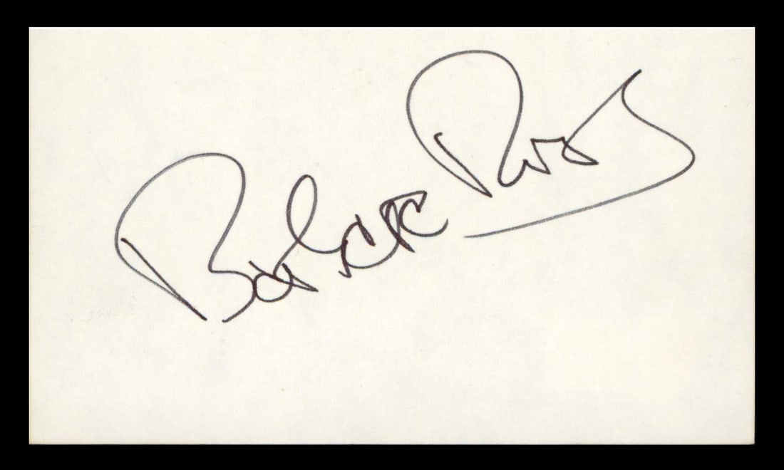 Barbara Rush Signed Index Card It Came from Outer Space BAS Authenticated: Barbara Rush Signed Index Card It Came from Outer Space BAS Authenticated This authentic 3x5 index card features the signature of Barbara Rush, renowned for her role in the classic film 'It Came from 