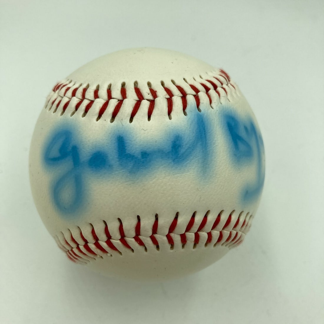 Gabriel Byrne Autographed Baseball JSA Certified Original Movie Memorabilia: Gabriel Byrne Autographed Baseball JSA Certified Original Movie Memorabilia This is an authentic autographed baseball signed by movie star Gabriel Byrne, accompanied by a James Spence Authentication (
