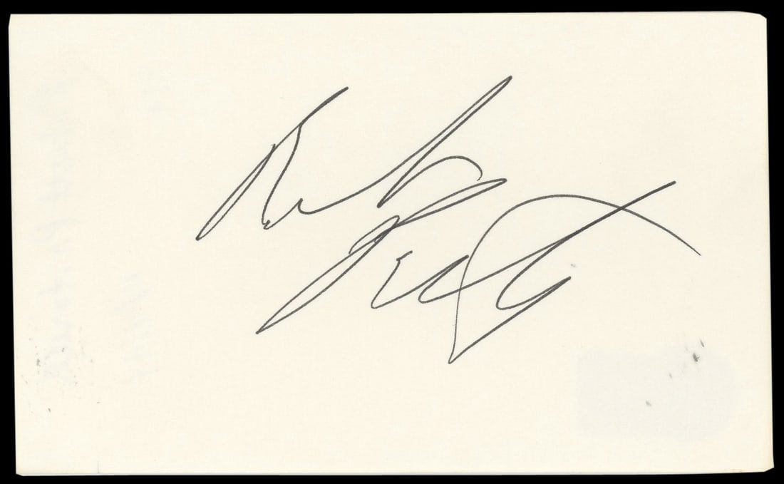 Robert Pastorelli Signed Index Card Dances with Wolves Beckett Authenticated (1 of 5)