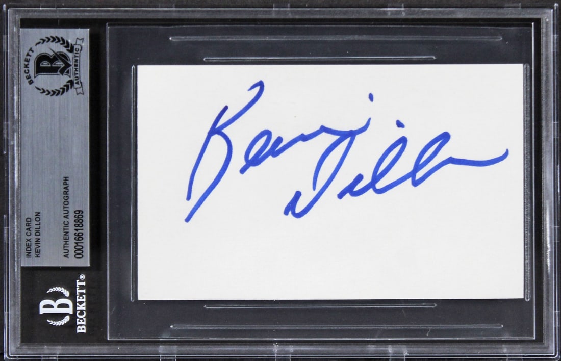Kevin Dillon Entourage Signed 3x5 Index Card Beckett Authenticated (1 of 2)