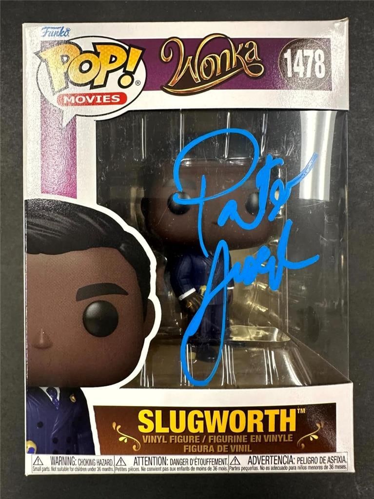 Slugworth Wonka Funko Pop signed by Paterson Joseph Beckett authenticated (1 of 6)