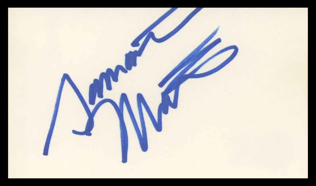 Samantha Mathis Signed 3x5 Index Card Beckett Authenticated American Psycho (1 of 2)