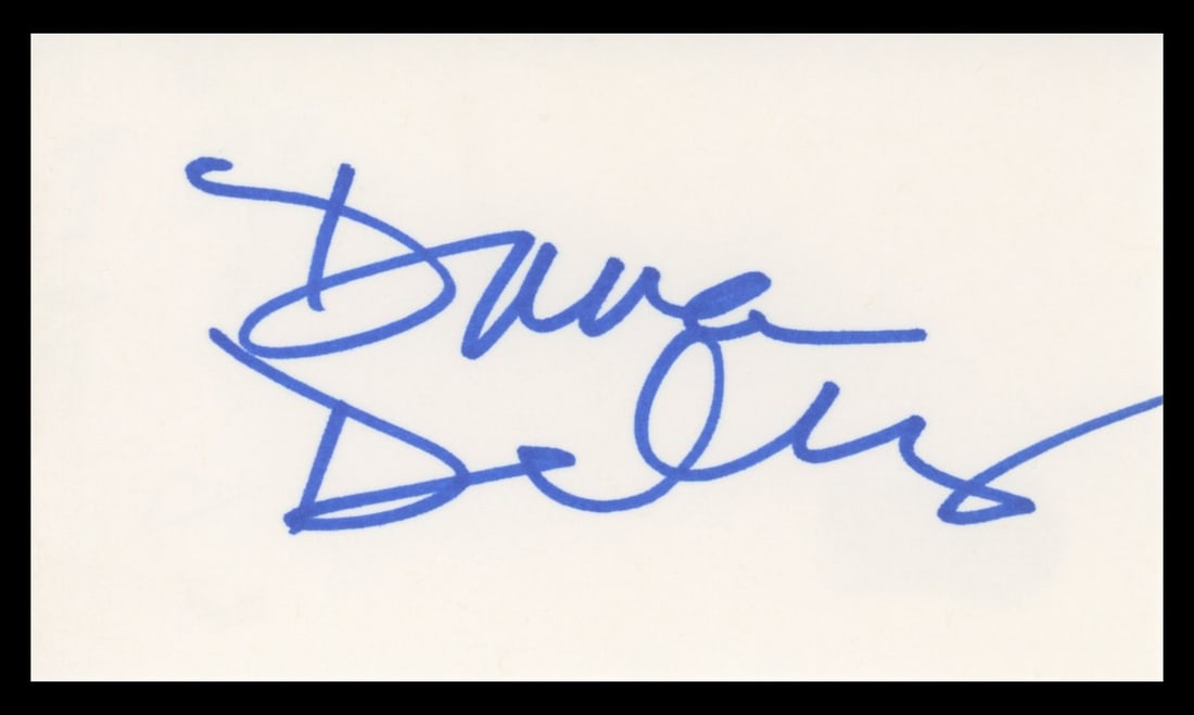Dana Delany Signed 3x5 Index Card Tulsa King BAS Authenticated (1 of 2)