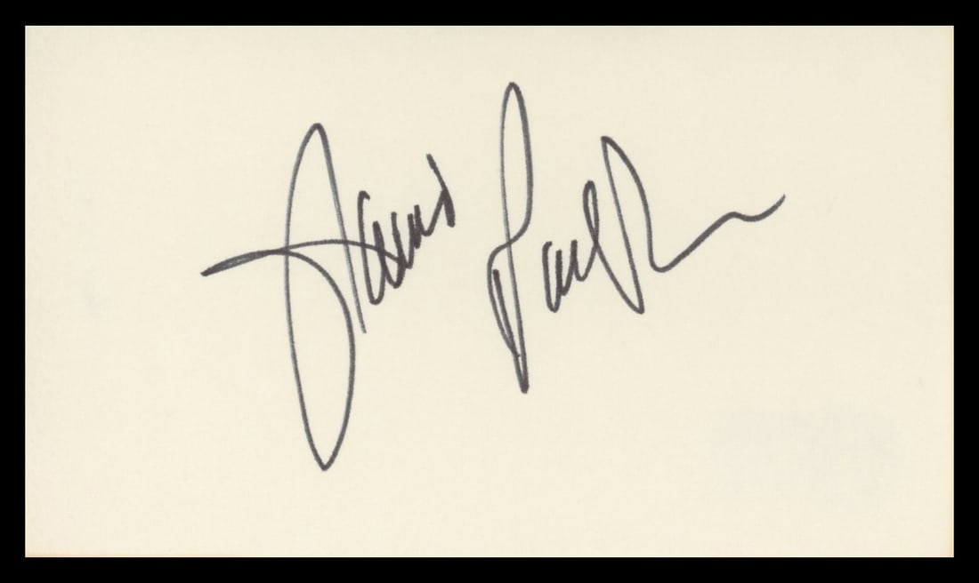 Janis Paige Signed 3x5 Index Card Beckett Authenticated Silk Stockings: Janis Paige Signed 3x5 Index Card Beckett Authenticated Silk Stockings This 3x5 index card has been personally signed by Janis Paige from Silk Stockings. The autograph is authenticated by Beckett Auth